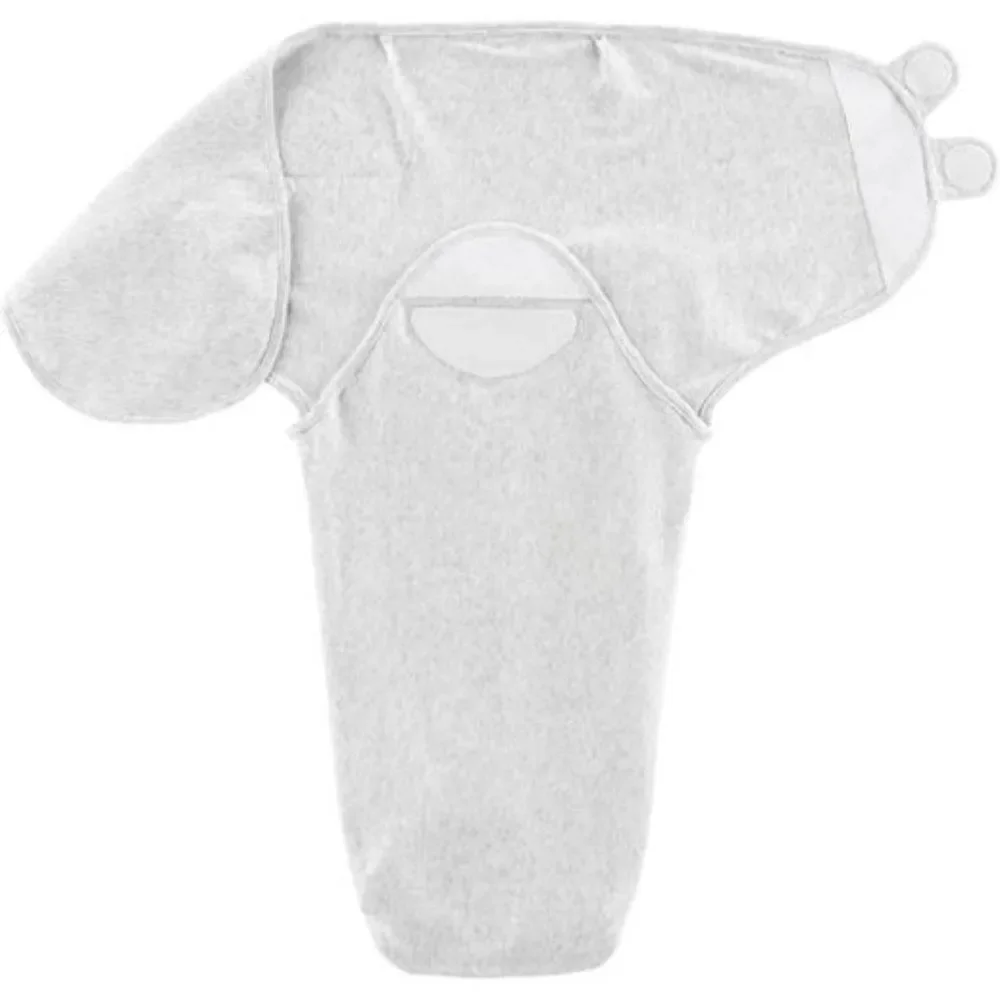2 pack Carter's Baby Small 0-3 M White & Gray Swaddle Sleeping Bag Size …